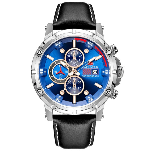 Stylish Wood Chronograph Military Mens Watch - GearMeeUp