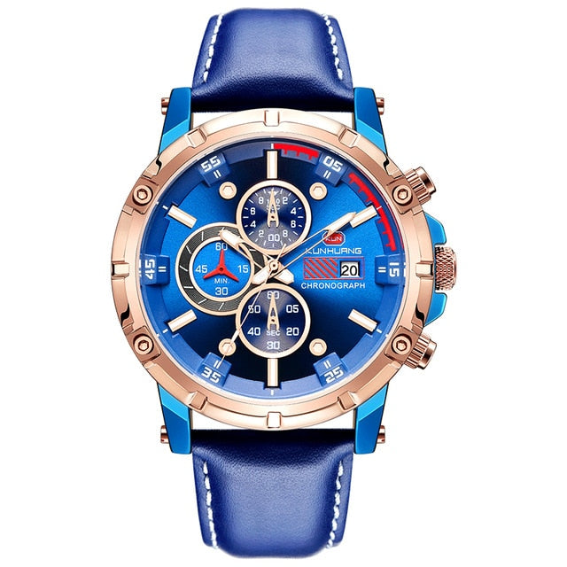 Stylish Wood Chronograph Military Mens Watch - GearMeeUp