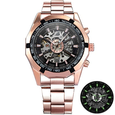 Limited Automatic Skeleton Vintage Mens Watch - GearMeeUp