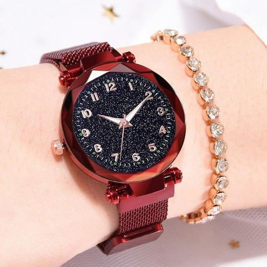 Classic Luxury Luminous Starry Sky Magnetic Watch - GearMeeUp