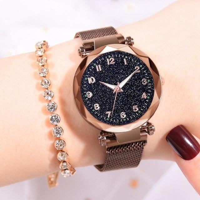 Classic Luxury Luminous Starry Sky Magnetic Watch - GearMeeUp