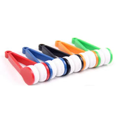 HOT! 5 Colors Mini Microfiber Two-side Sunglasses Brush Eyeglass Cleaner Brush Spectacles Rub Cleaner Glasses Clean Tool Brush