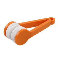 HOT! 5 Colors Mini Microfiber Two-side Sunglasses Brush Eyeglass Cleaner Brush Spectacles Rub Cleaner Glasses Clean Tool Brush