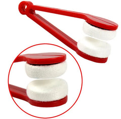 HOT! 5 Colors Mini Microfiber Two-side Sunglasses Brush Eyeglass Cleaner Brush Spectacles Rub Cleaner Glasses Clean Tool Brush