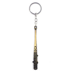 The Walking Dead Keychain Metal Negan Bat Keyrings Women Bag Pendant Men Car Key Holder Jewelry Gift