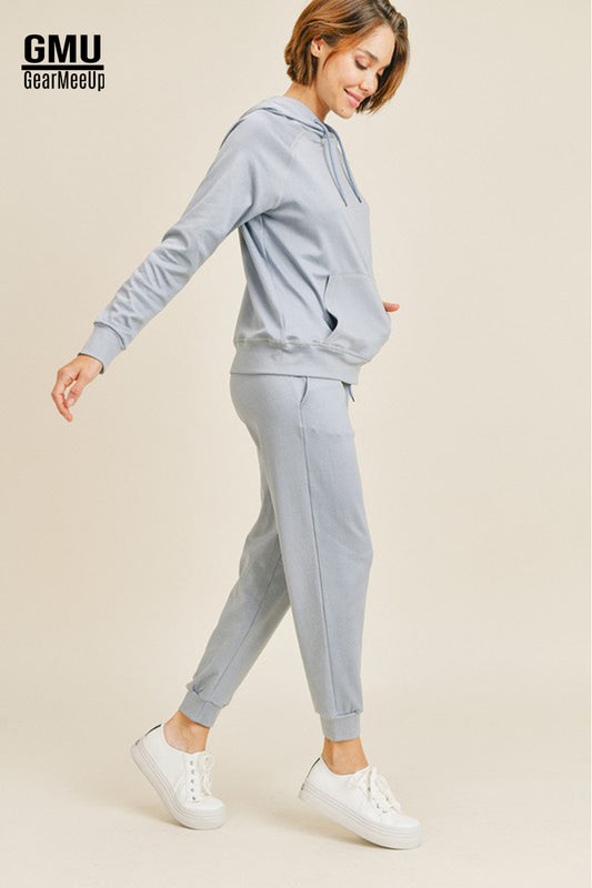Fleece-Lined Pullover and Jogger Set
