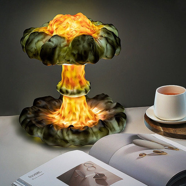 Nuclear Explosion Mushroom Cloud Night Light