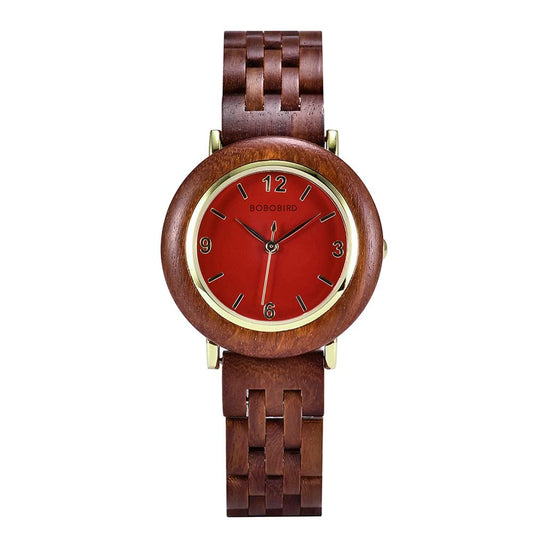 Premium Minimalist Sandalwood Women’s Watch - GearMeeUp