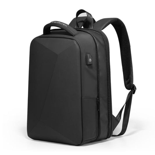 Anti Theft Hard Shell Geometric Design Backpack - GearMeeUp