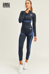 Active Seamless Crop Jacket and Legging Set