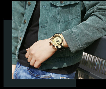 Skull Fashion Men's Wristwatch - GearMeeUp