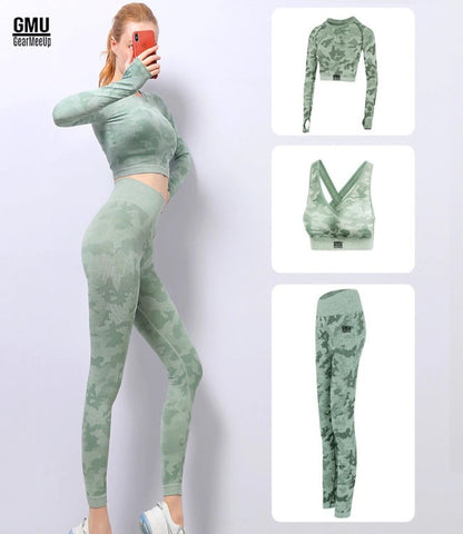 GearMeeUp Adapt Camo Seamless Fitness Set 3.0