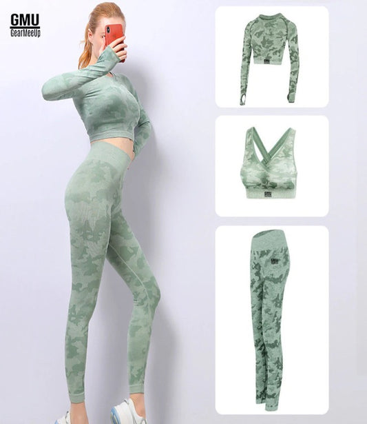 GearMeeUp Adapt Camo Seamless Fitness Set 3.0