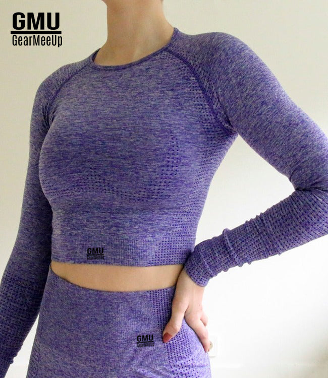 GearMeeUp Tempo Seamless Long Sleeve Crop