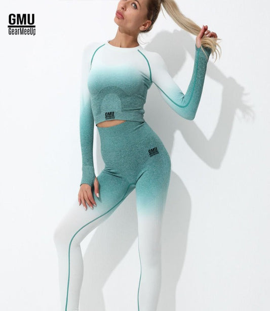 GearMeeUp Seamless Ombre Sports Set 3