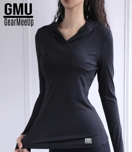 GeraMeeUp Recover Breathable Lightweight Yoga Hoodie