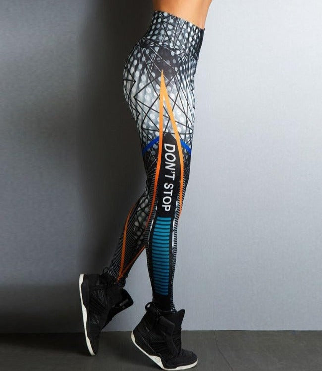 Athletic High-Waisted Seamless Leggings - GearMeeUp