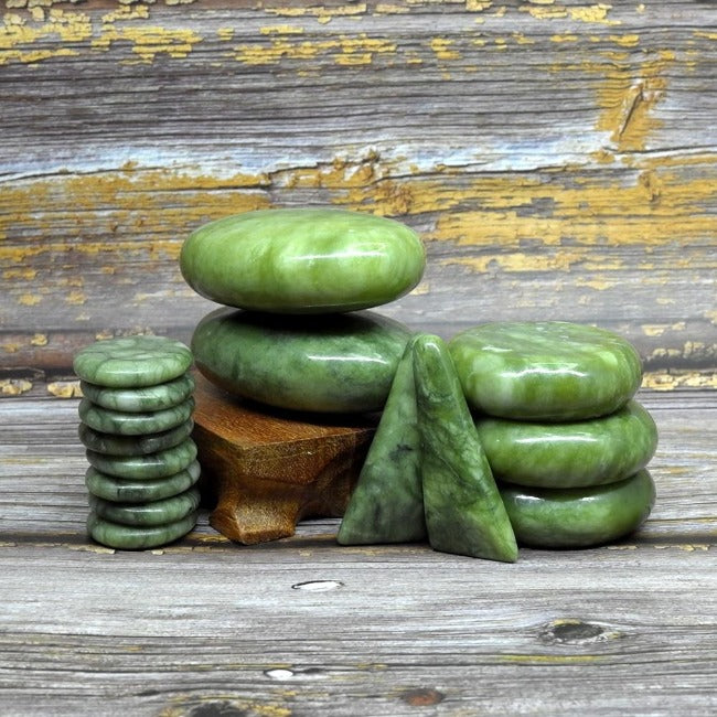 Natural Jade Hot Stone Massage Set - GearMeeUp