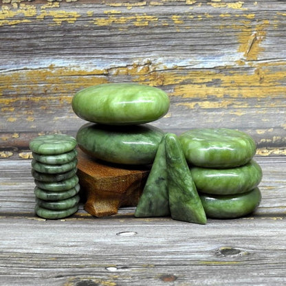 Natural Jade Hot Stone Massage Set - GearMeeUp