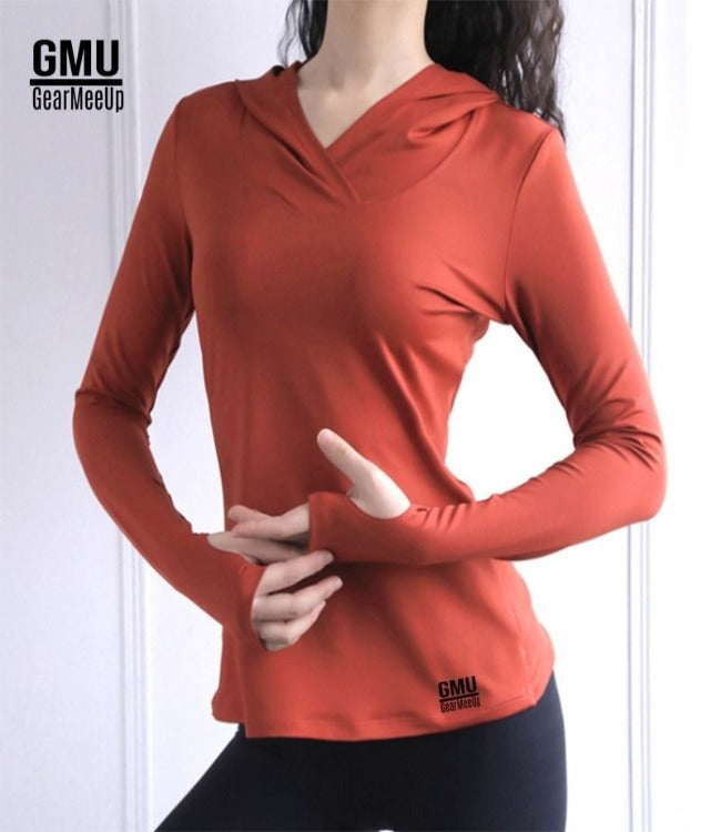 GeraMeeUp Recover Breathable Lightweight Yoga Hoodie