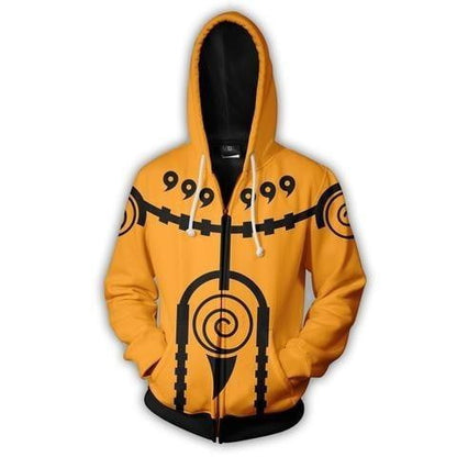 Limited Naruto Anime 3D Printed Sweatshirt Jacket - GearMeeUp