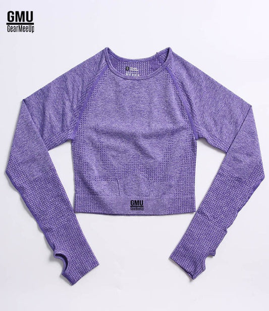 GearMeeUp Vital Seamless Long Sleeves Crop Top