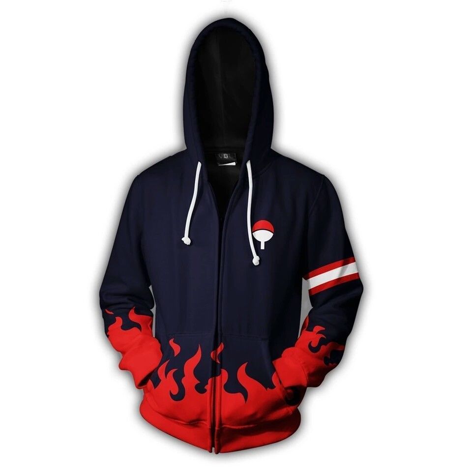 Limited Naruto Anime 3D Printed Sweatshirt Jacket - GearMeeUp
