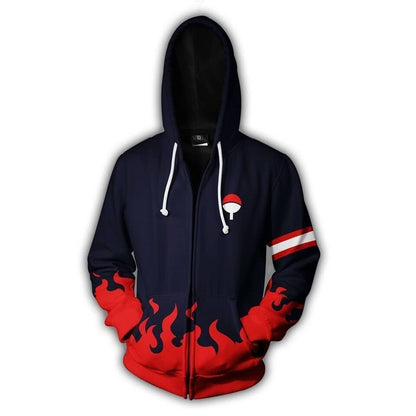 Limited Naruto Anime 3D Printed Sweatshirt Jacket - GearMeeUp