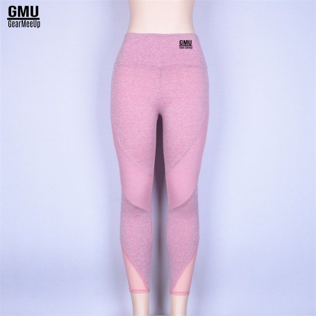 High-Waisted Sheer Mesh Leggings Yoga