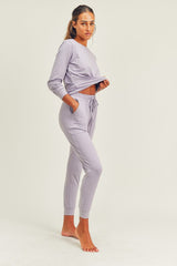 Long Sleeve Top and Lounge Pant Set