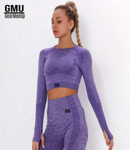 GearMeeUp Tempo Seamless Long Sleeve Crop