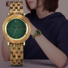 Premium Minimalist Sandalwood Women’s Watch - GearMeeUp