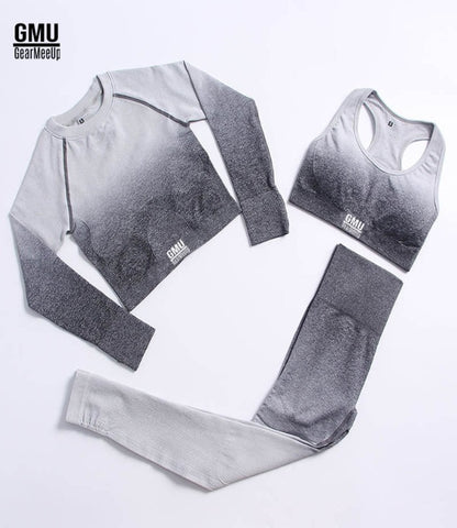 GearMeeUp Seamless Ombre Sports Set 3