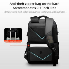 Anti-Theft Diamond Geometric Design Backpack - GearMeeUp