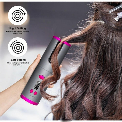 Ceramic Portable Professional Automatic Hair Curler - GearMeeUp