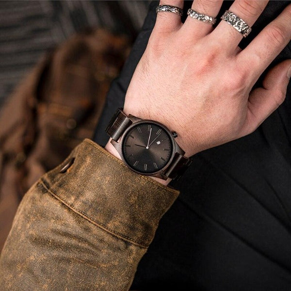 Minimalist Men's Wood Wristwatch – GearMeeUp