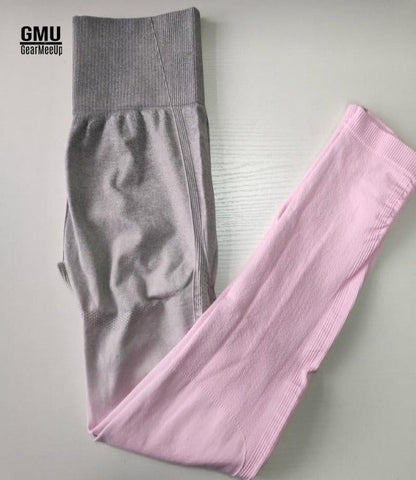 High Waisted Ombre Seamless Sports Leggings