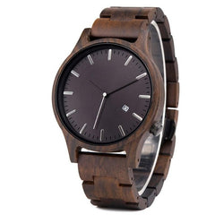 Minimalist Men's Wood Wristwatch - GearMeeUp