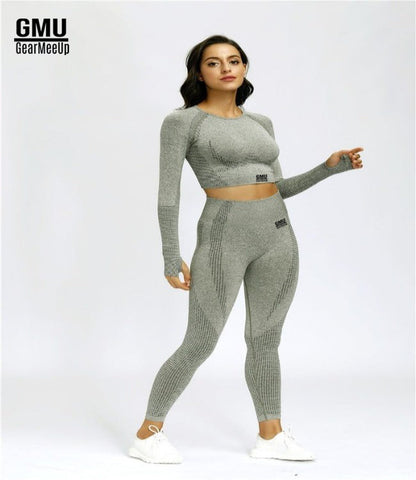 Vital Seamless Leggings & Crop Top Long Sleeve