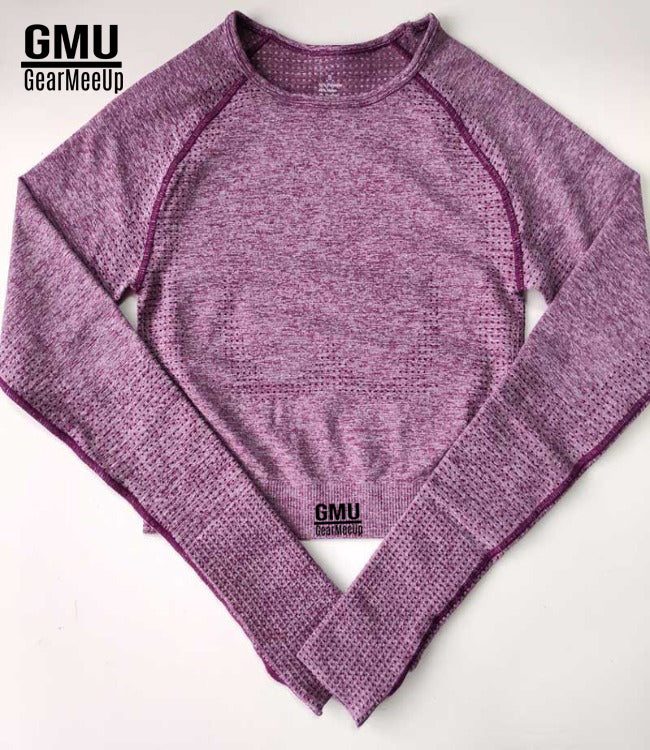 GearMeeUp Tempo Seamless Long Sleeve Crop