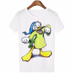 New Summer Women Lovely Cartoon O-Neck Casual Short Sleeve T-Shirt - GearMeeUp