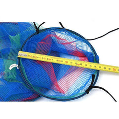LEO Colorful 3 Layers Collapsible Fishing Net Basket to Keep Fish Alive in the Water 65cm - GearMeeUp