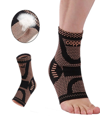Gearmeeup Copper Compression Ankle Support