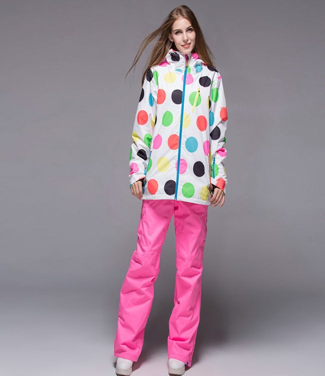 GearMeeUp | Multi-Colour Women Rider Ski Jacket