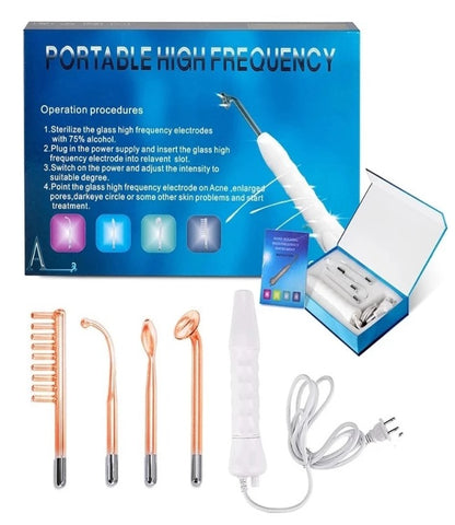 GearMeeUp Portable High Frequency Facial Therapy Wand