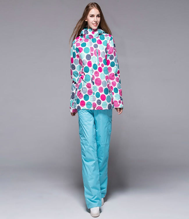 GearMeeUp | Multi-Colour Women Rider Ski Jacket