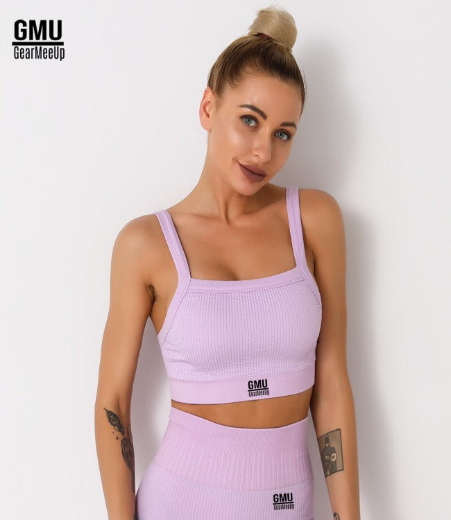 GearMeeUp Rib Vital Seamless Sports Bra