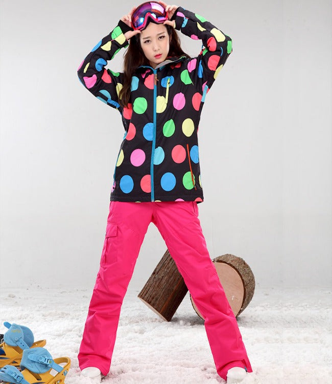 GearMeeUp | Multi-Colour Women Rider Ski Jacket