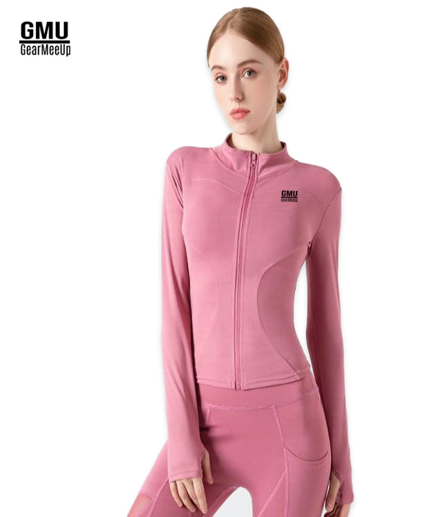 Athletic Performance Sculpt Fit Zip Up Jacket