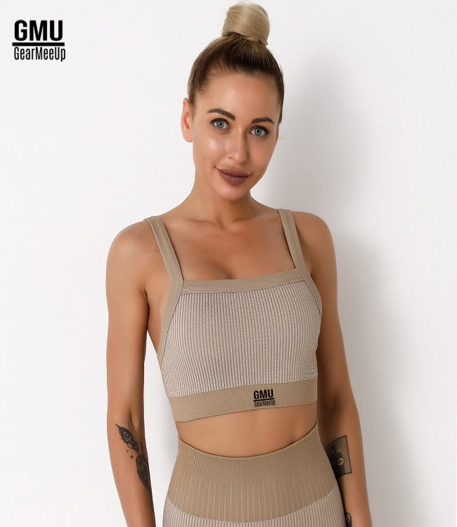 GearMeeUp Rib Vital Seamless Sports Bra